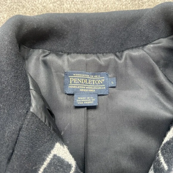 Pendleton Women's Aztec Southwestern Design 100% Wool Jacket‎ Size Large - Picture 5 of 13